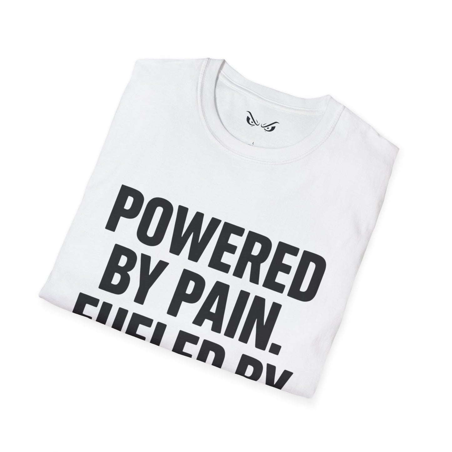 Powered by Pain, Fueled by Faith – Unisex Softstyle T-Shirt