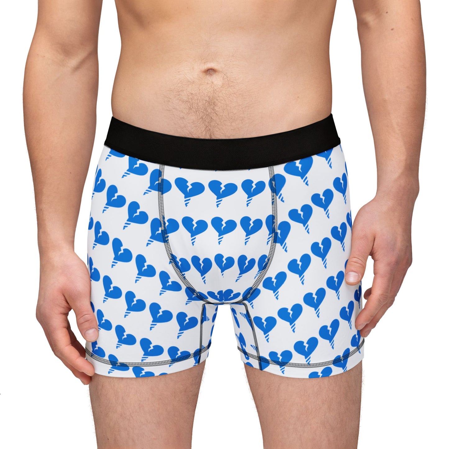 White Heartbreak Sexy Drill Men’s Boxers