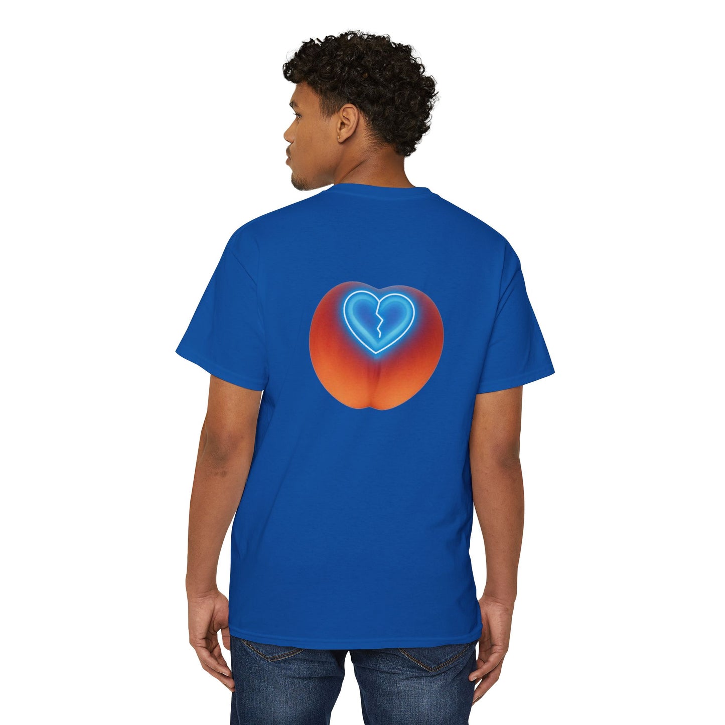 Peach Heart Pocket Tee