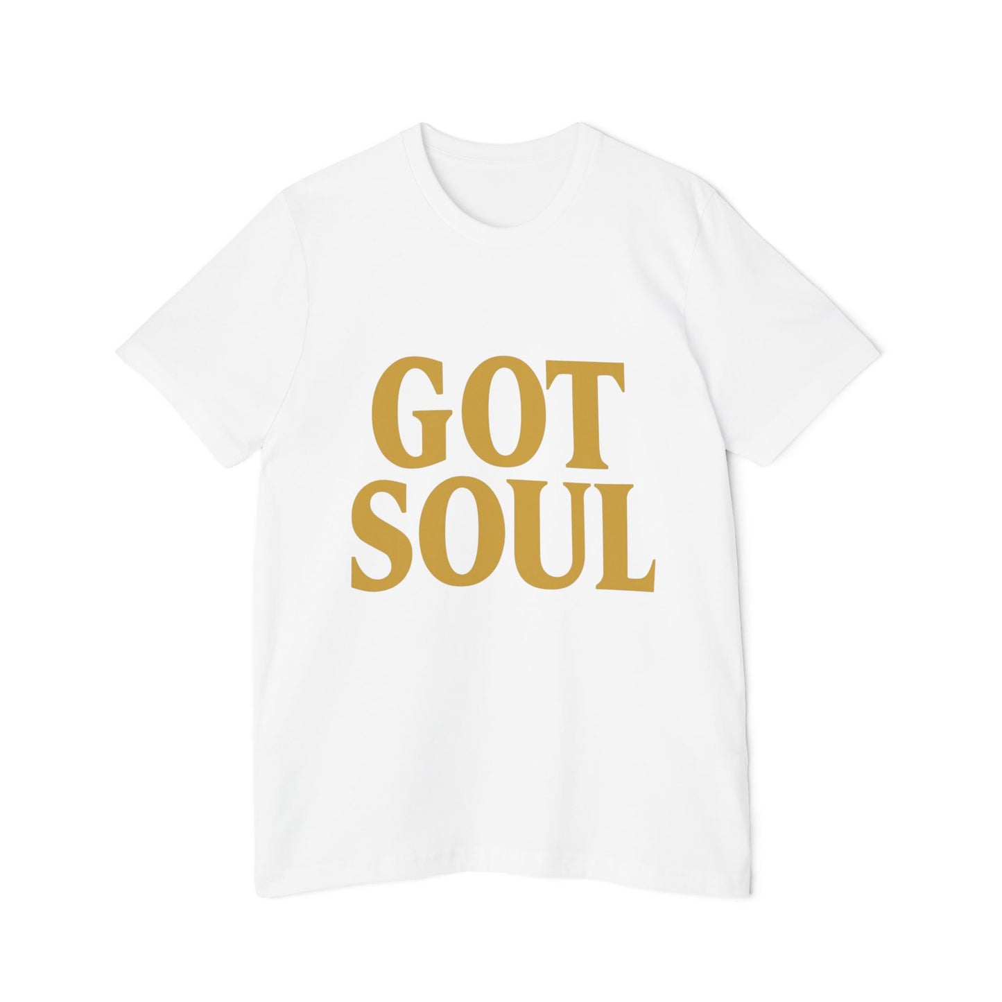 Got Soul Gold Lettering Unisex T-Shirt – Retro Soul Music Inspired Tee