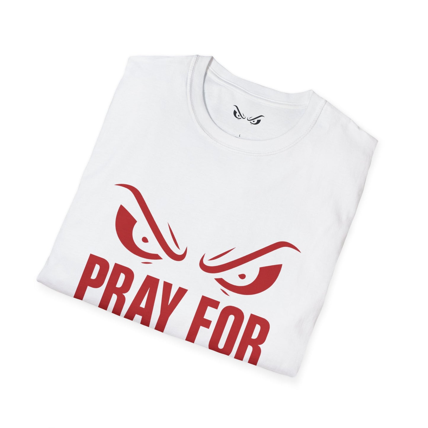 Pray For My Prey T-Shirt – RED Menacing Eyes Red Edition