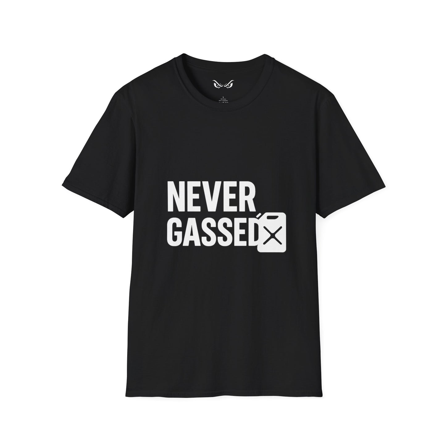 Never Gassed – Unisex Softstyle T-Shirt