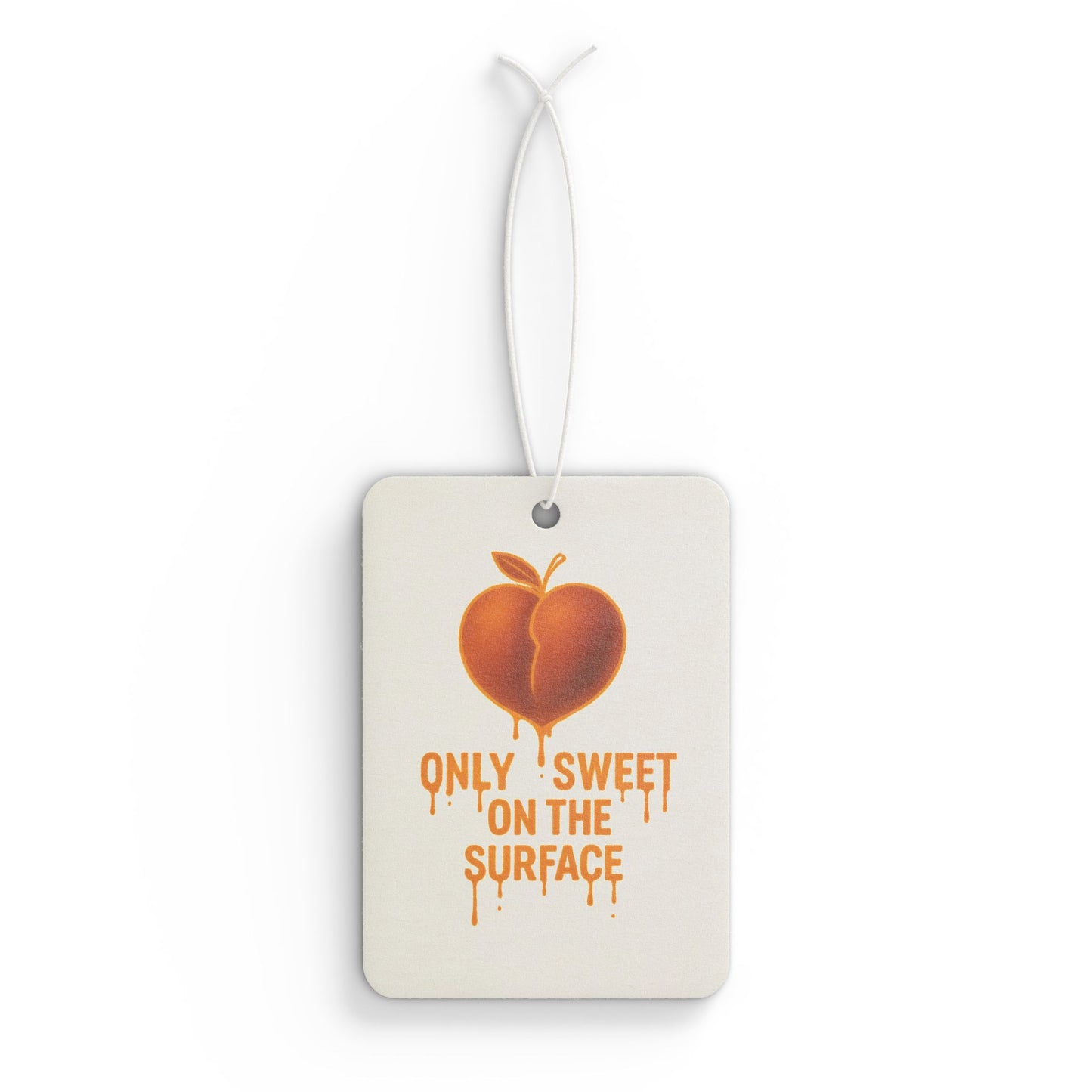 Sweet Peach Car Air Freshener - Aromatic Travel Companion, Gifts for Car Lovers, Home Decor, Cute Car Accessories, Fun Air Freshener