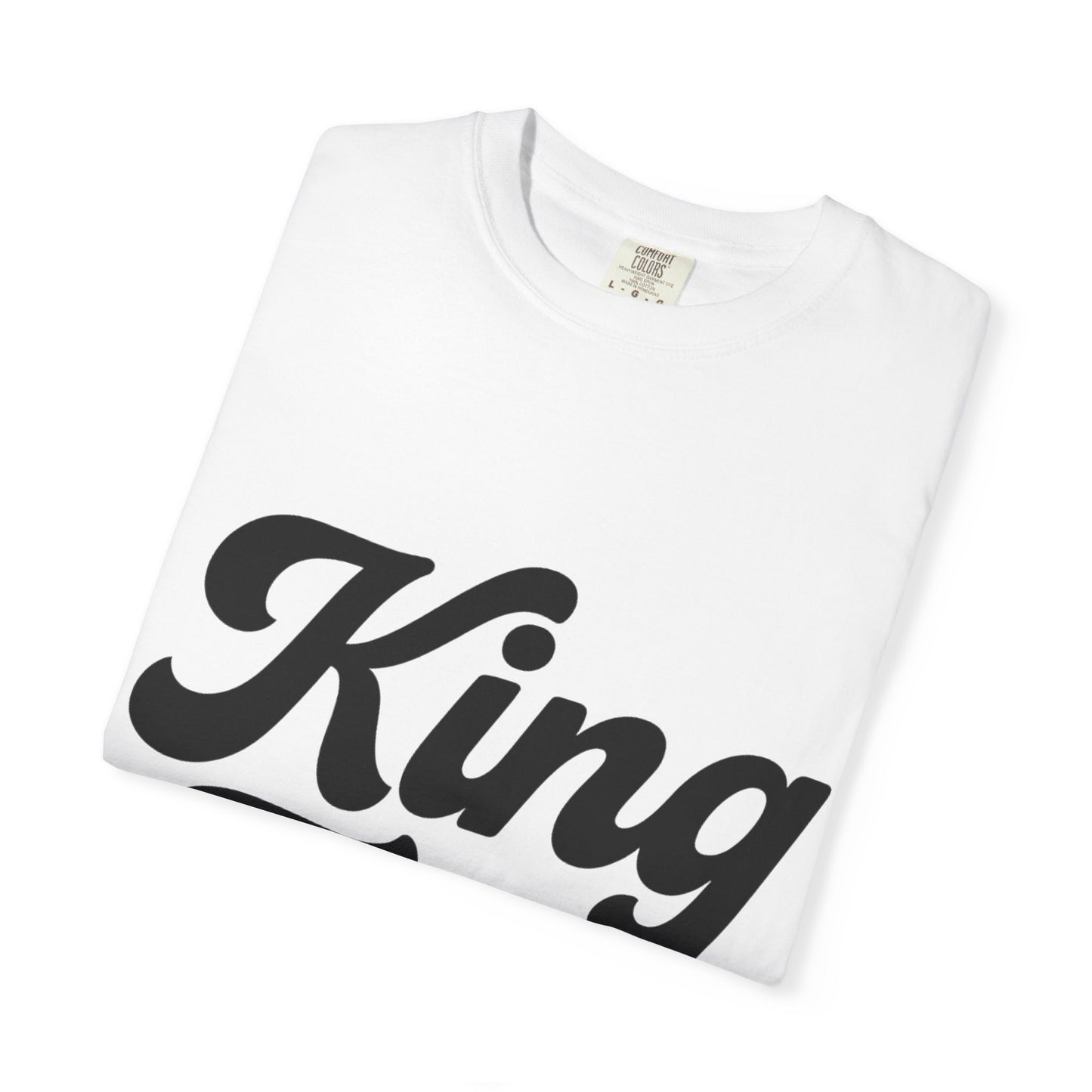 King Tony Script Logo T-Shirt – Unisex Streetwear Tee (White, Black, Mustard, Wine, Navy, Red)