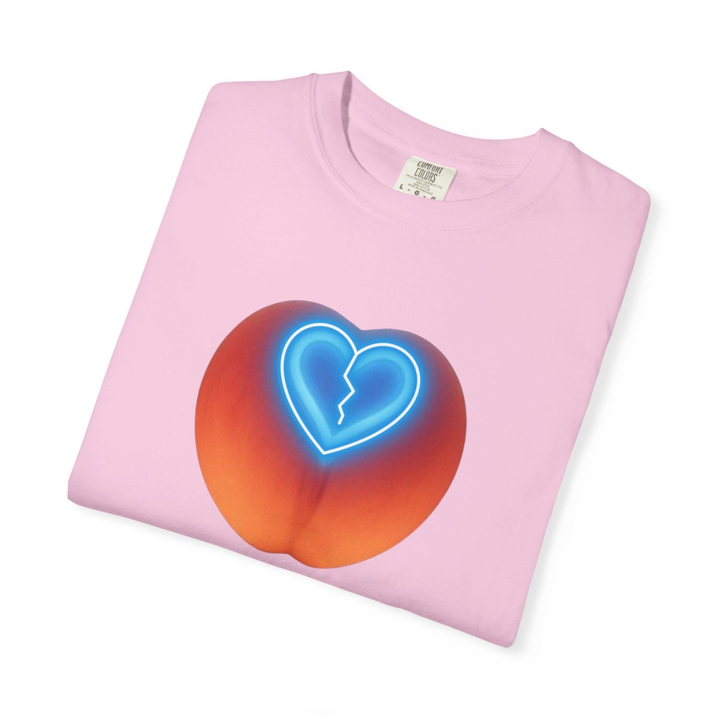 Heartbreak Peach Graphic Tee, Unisex T-shirt, Casual Wear, Gift for Him/Her, Fun Summer Outfit, Music Lover Apparel