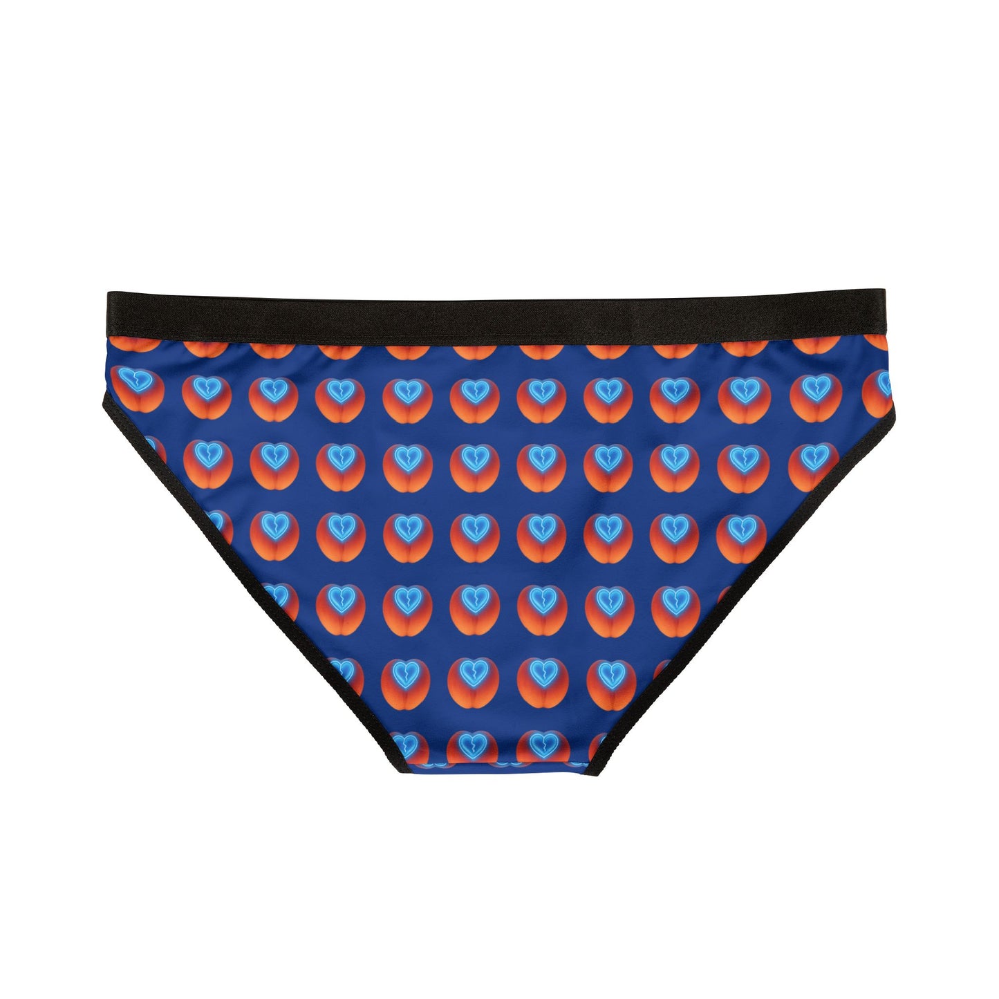 Blue Peach Heart Women's Underwear
