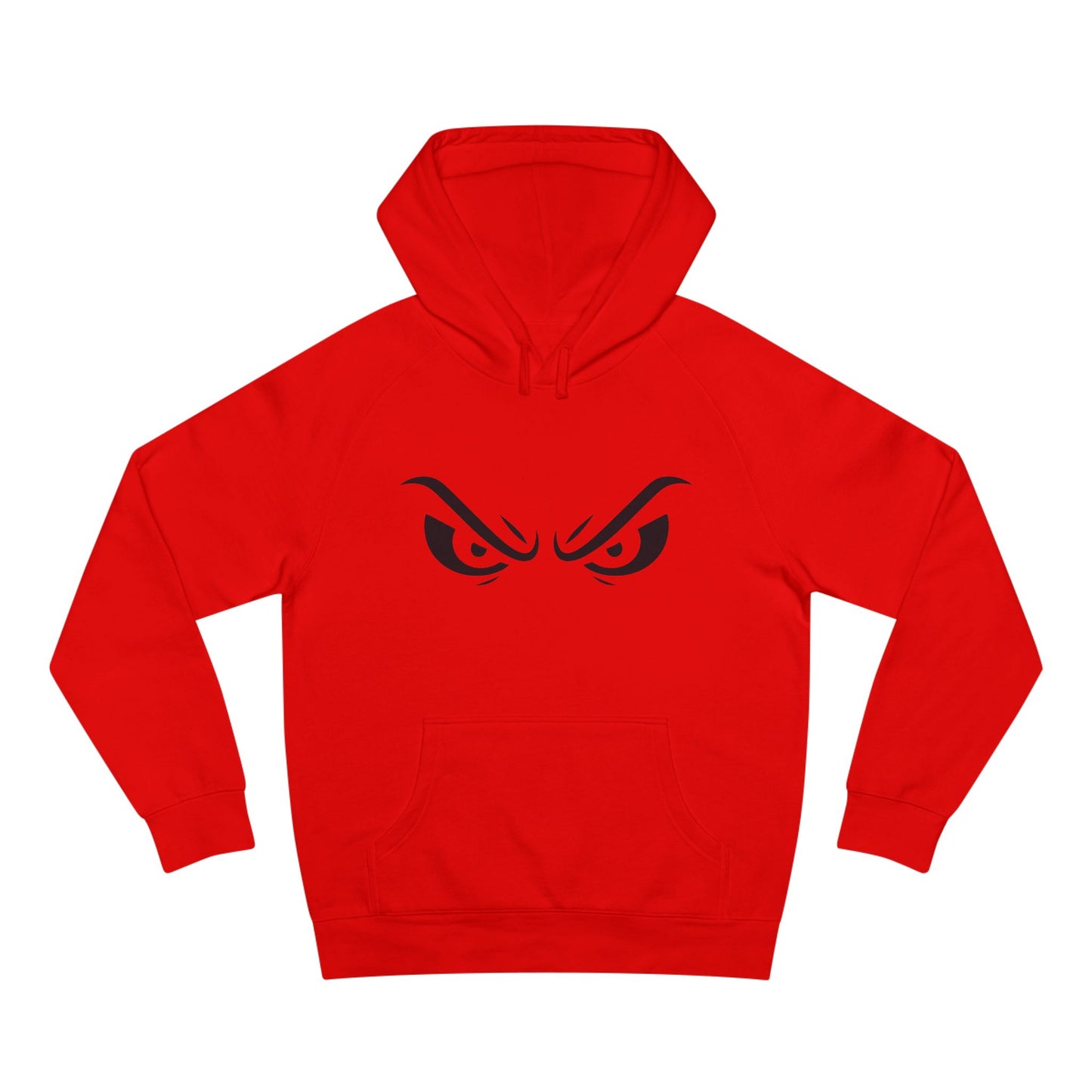 Menacing Eyes Classic Hoodie – Red, Black & White
