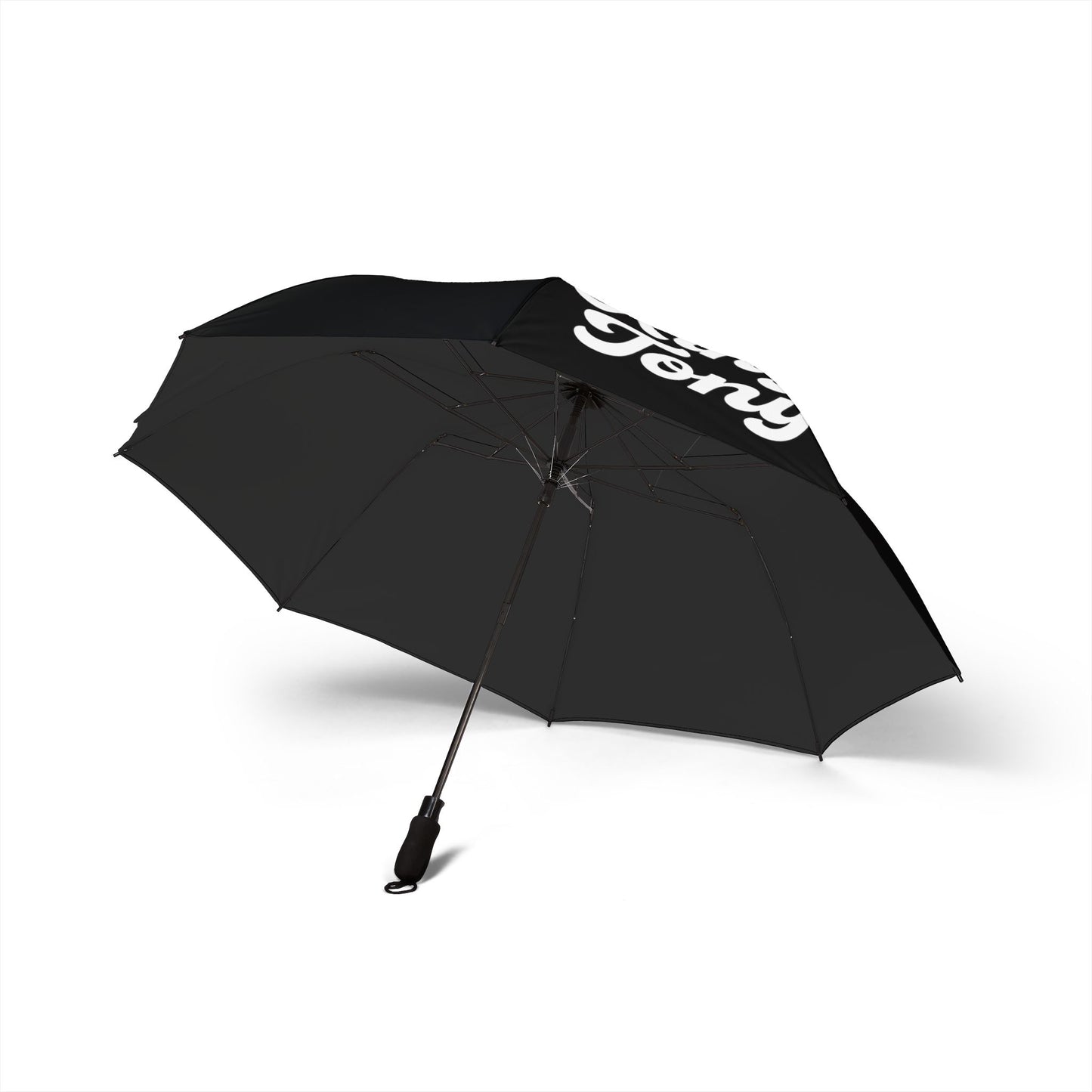 King Tony Semi-Automatic Umbrella, Stylish Rain Gear, Gift for Entrepreneurs, Black Folding Umbrella, Urban Lifestyle Accessory