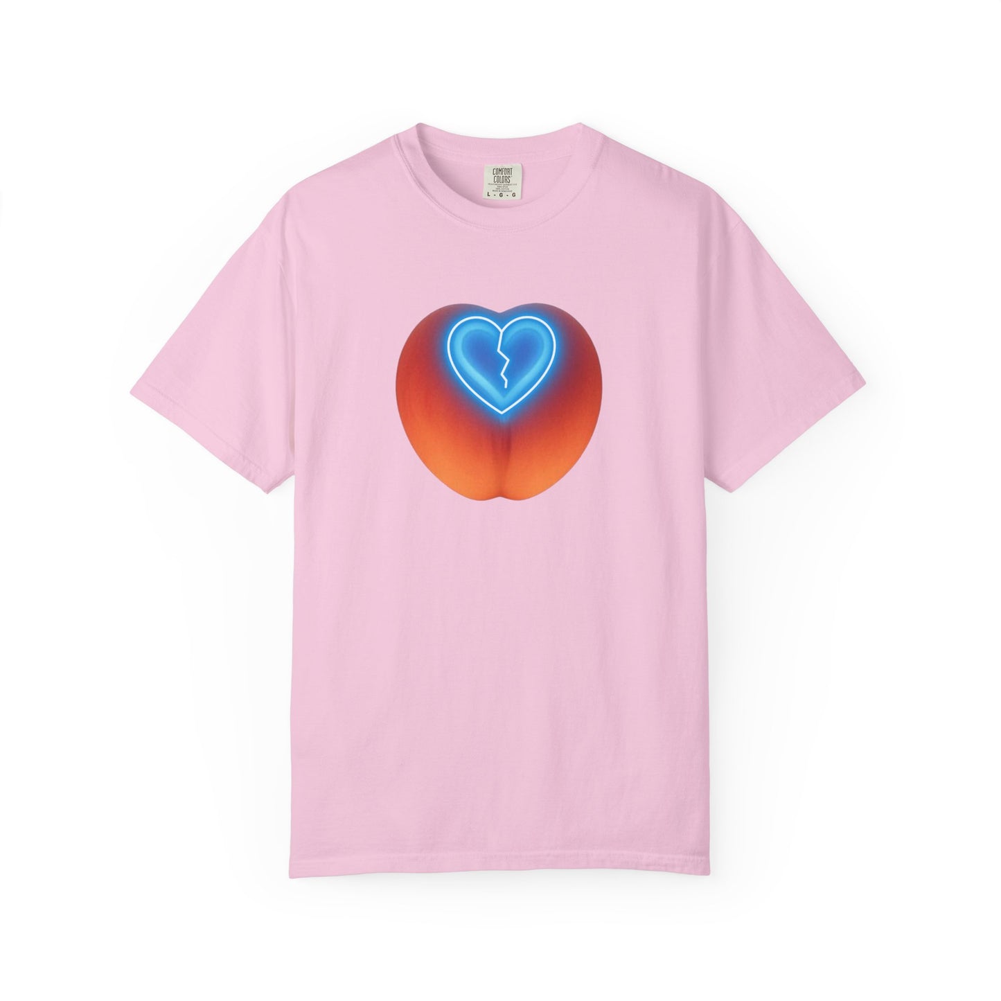 Heartbreak Peach Graphic Tee, Unisex T-shirt, Casual Wear, Gift for Him/Her, Fun Summer Outfit, Music Lover Apparel