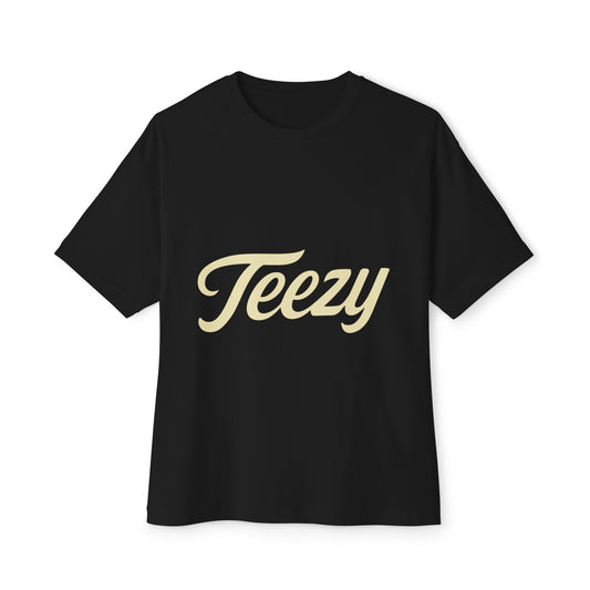 Oversized Tee with 'Teezy' Design
