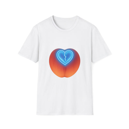 🍑 Peach Broken Heart Logo T-Shirt