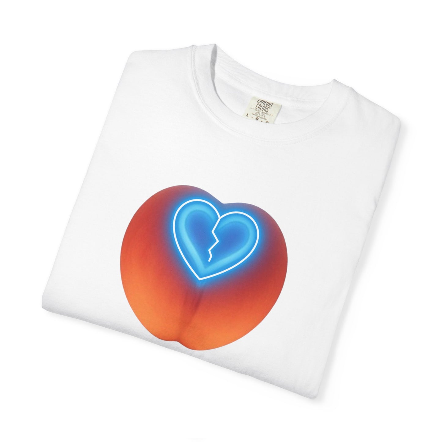 Heartbreak Peach Graphic Tee, Unisex T-shirt, Casual Wear, Gift for Him/Her, Fun Summer Outfit, Music Lover Apparel