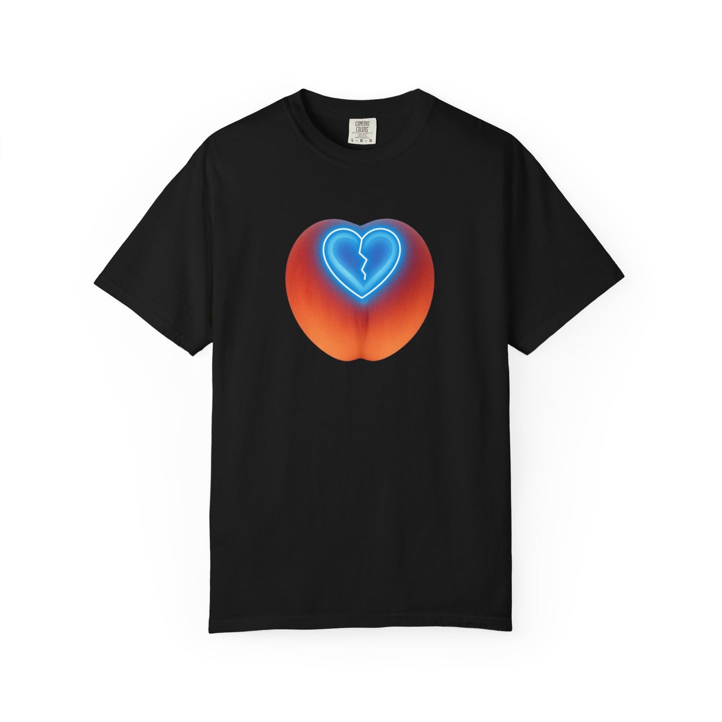 Heartbreak Peach Graphic Tee, Unisex T-shirt, Casual Wear, Gift for Him/Her, Fun Summer Outfit, Music Lover Apparel