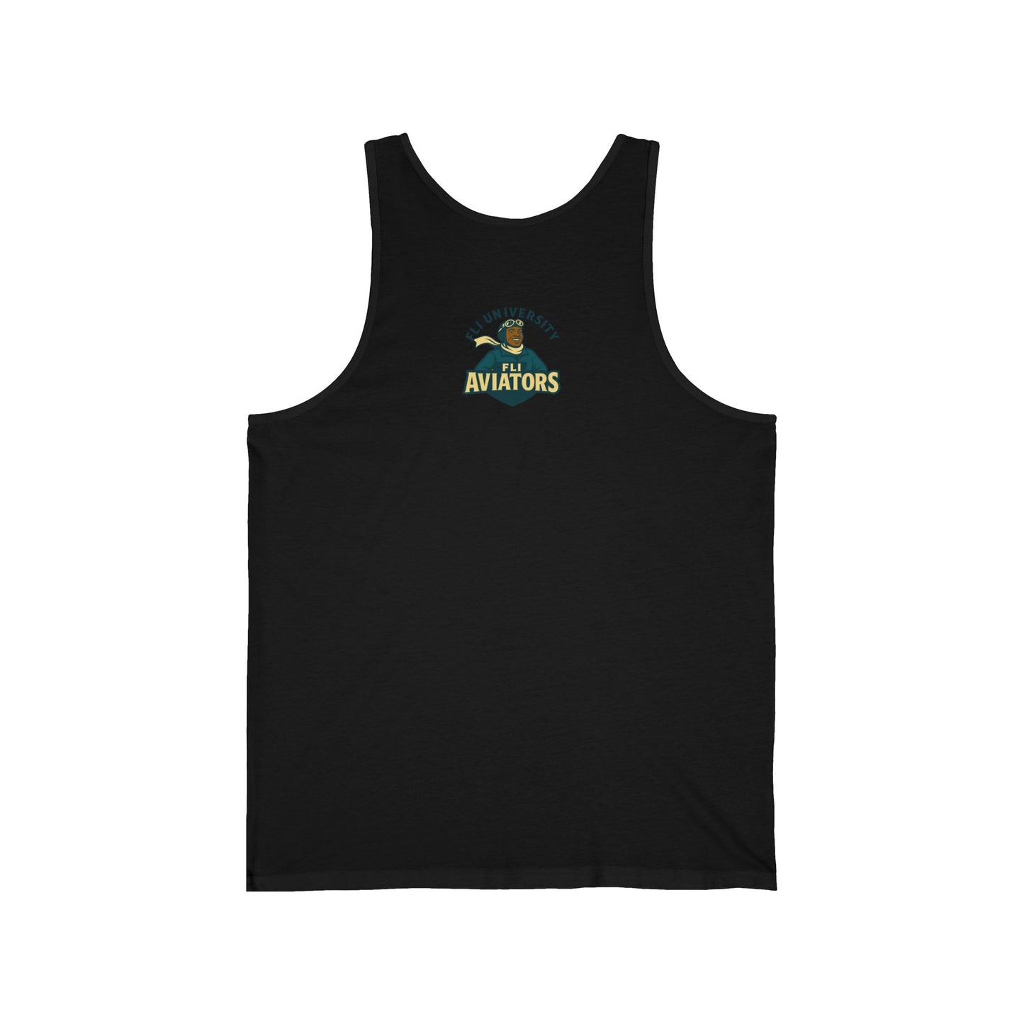 FLI University “Above the Rim” Basketball Tank Top – Black & Navy