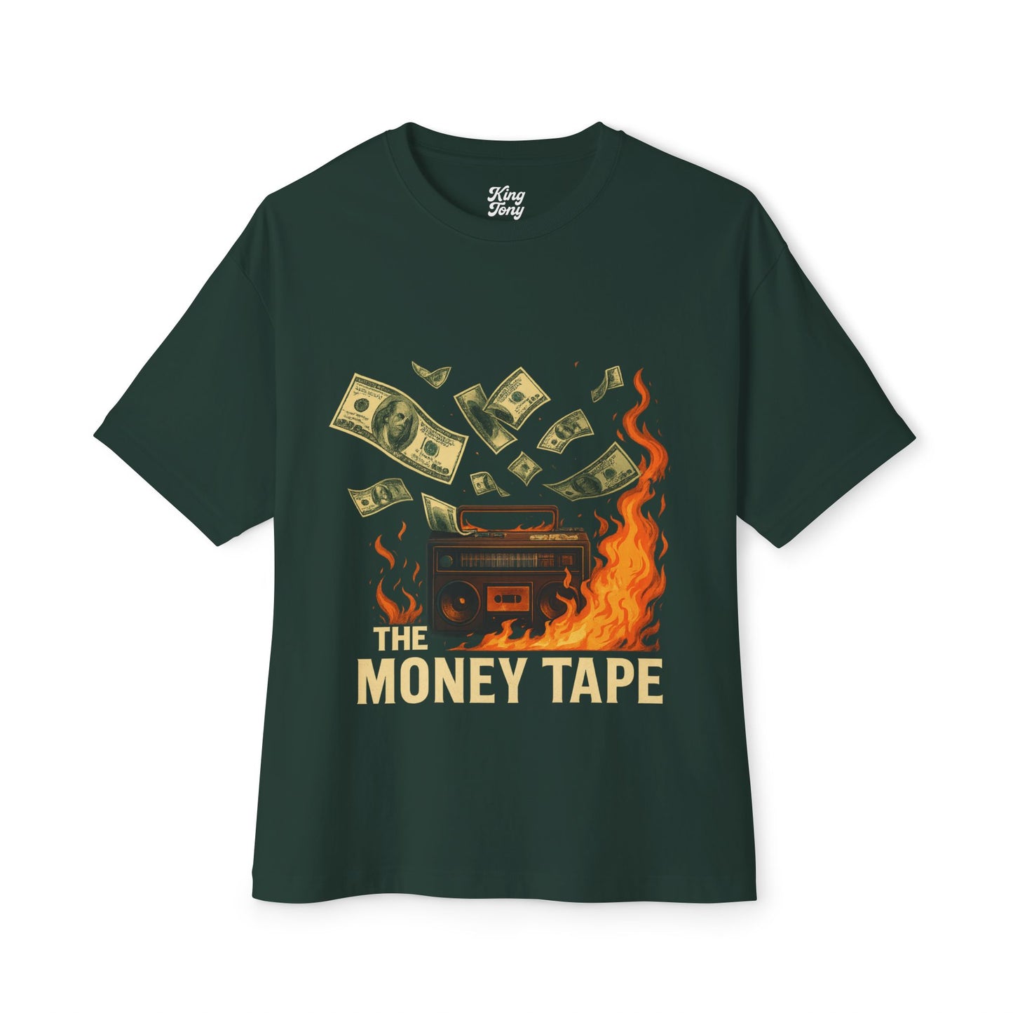 The Money Tape – Oversized Boxy Tee