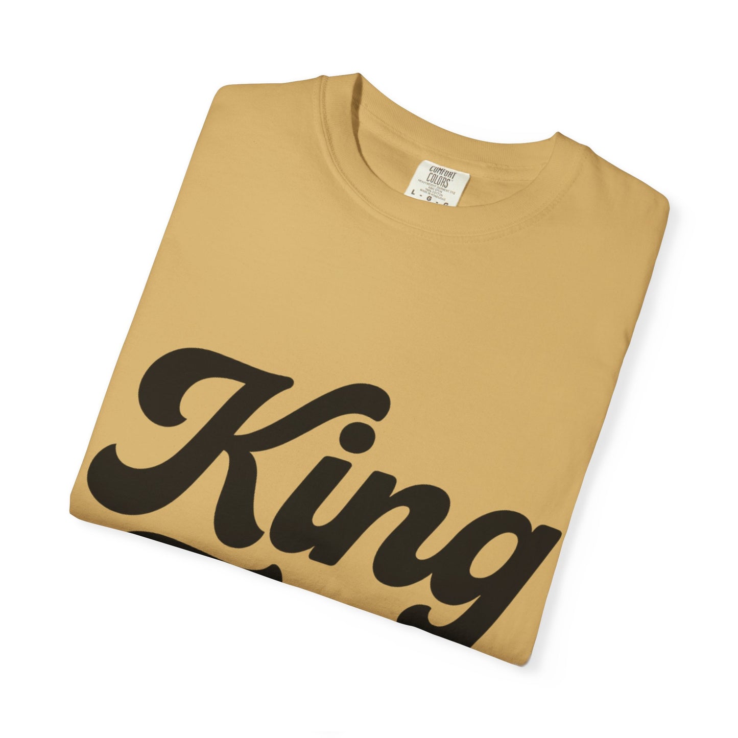 King Tony Script Logo T-Shirt – Unisex Streetwear Tee (White, Black, Mustard, Wine, Navy, Red)