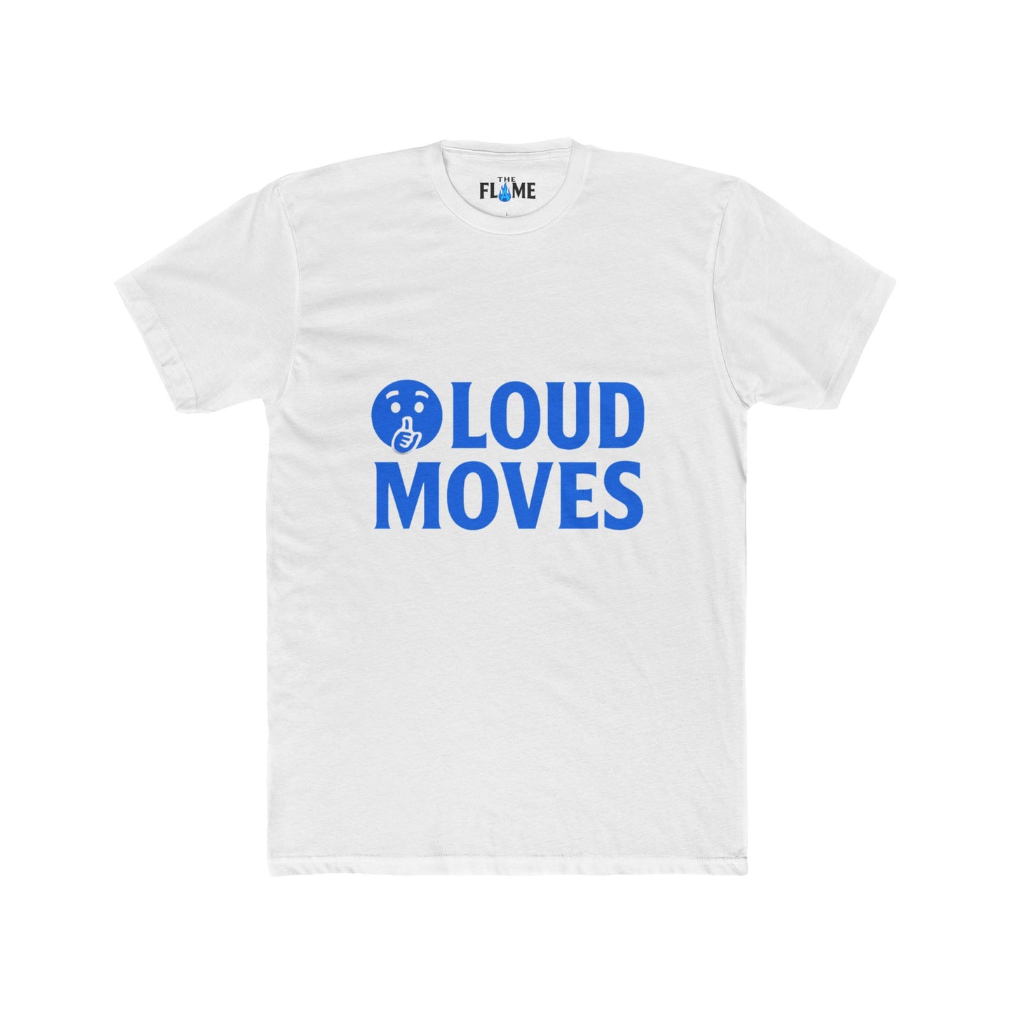 “🤫 Loud Moves” Unisex Cotton Tee | Minimalist Bold Statement
