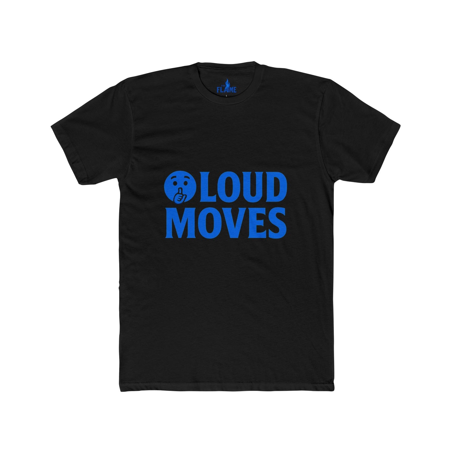 “🤫 Loud Moves” Unisex Cotton Tee | Minimalist Bold Statement