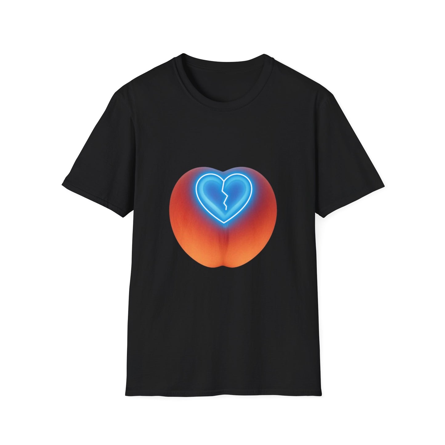 🍑 Peach Broken Heart Logo T-Shirt
