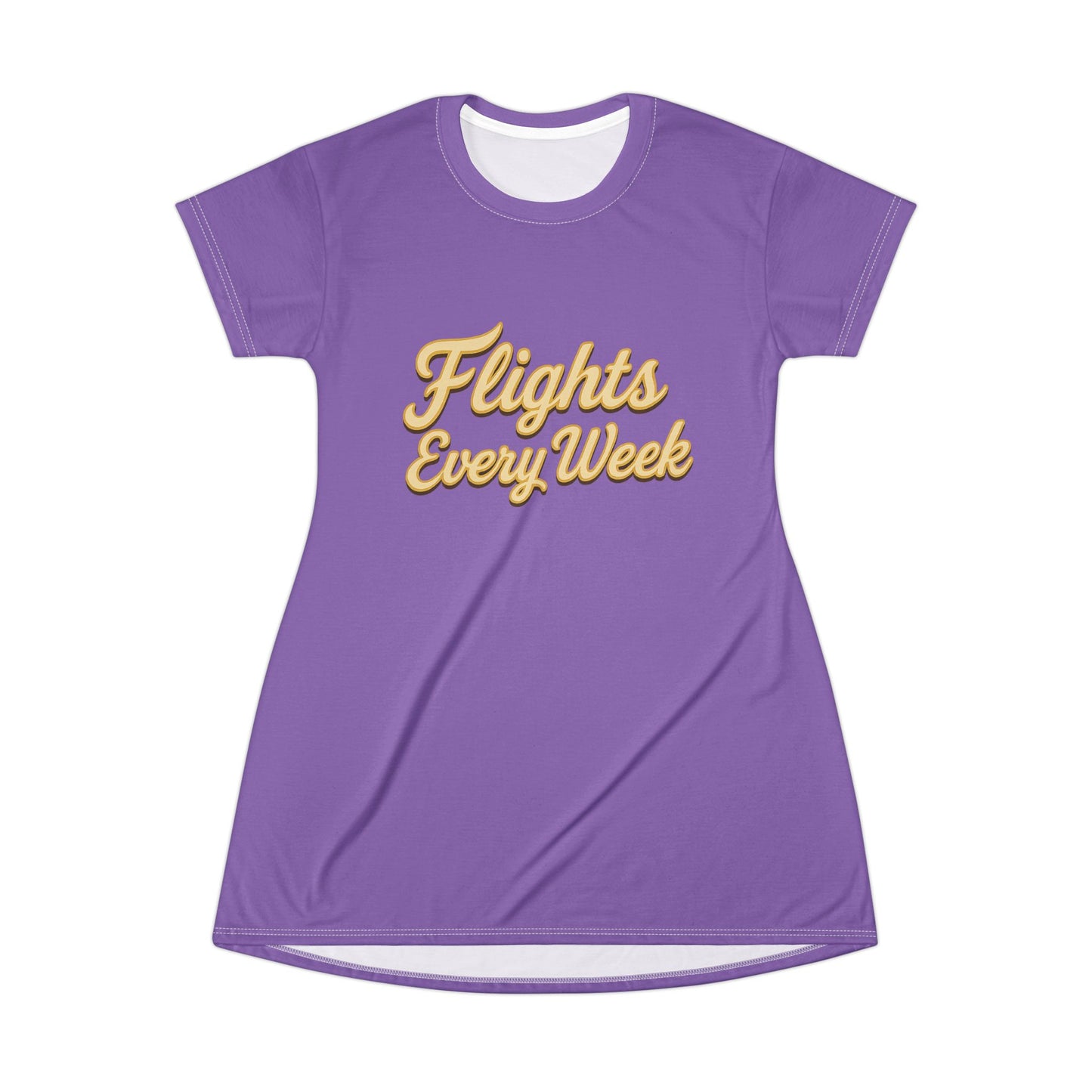 Flights Every Week – T-Shirt Dress