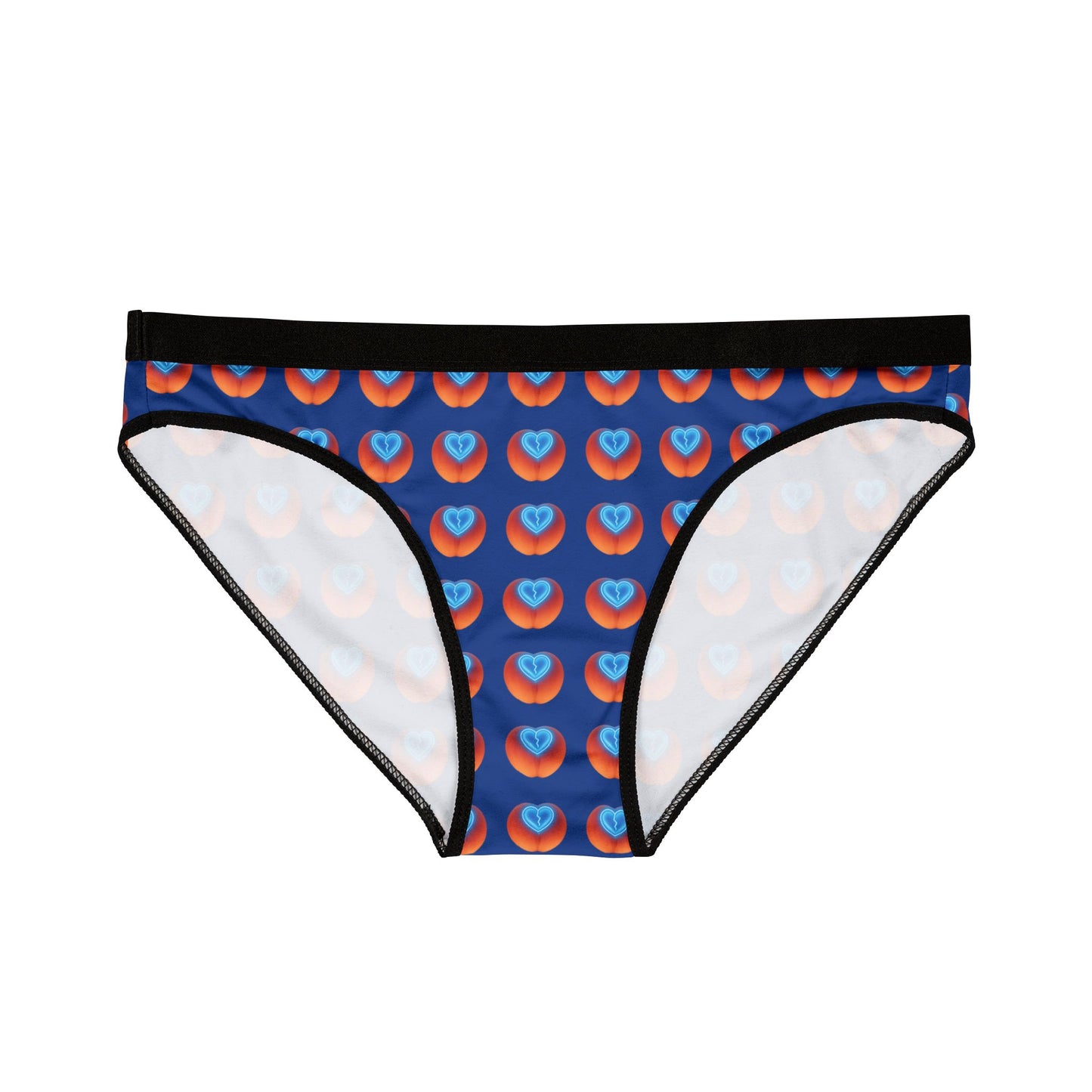 Blue Peach Heart Women's Underwear