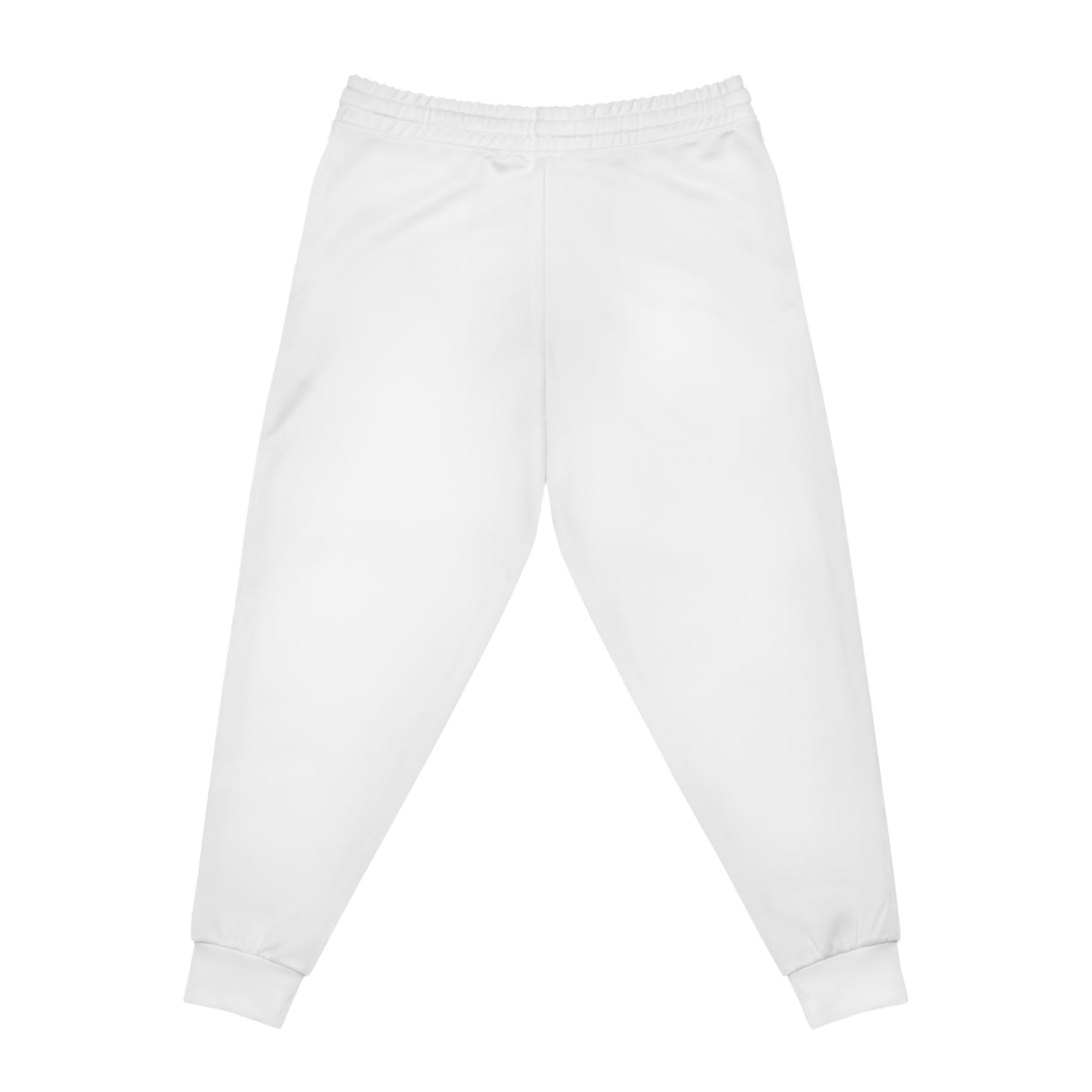 Menacing Eyes White Joggers – Performance Edition