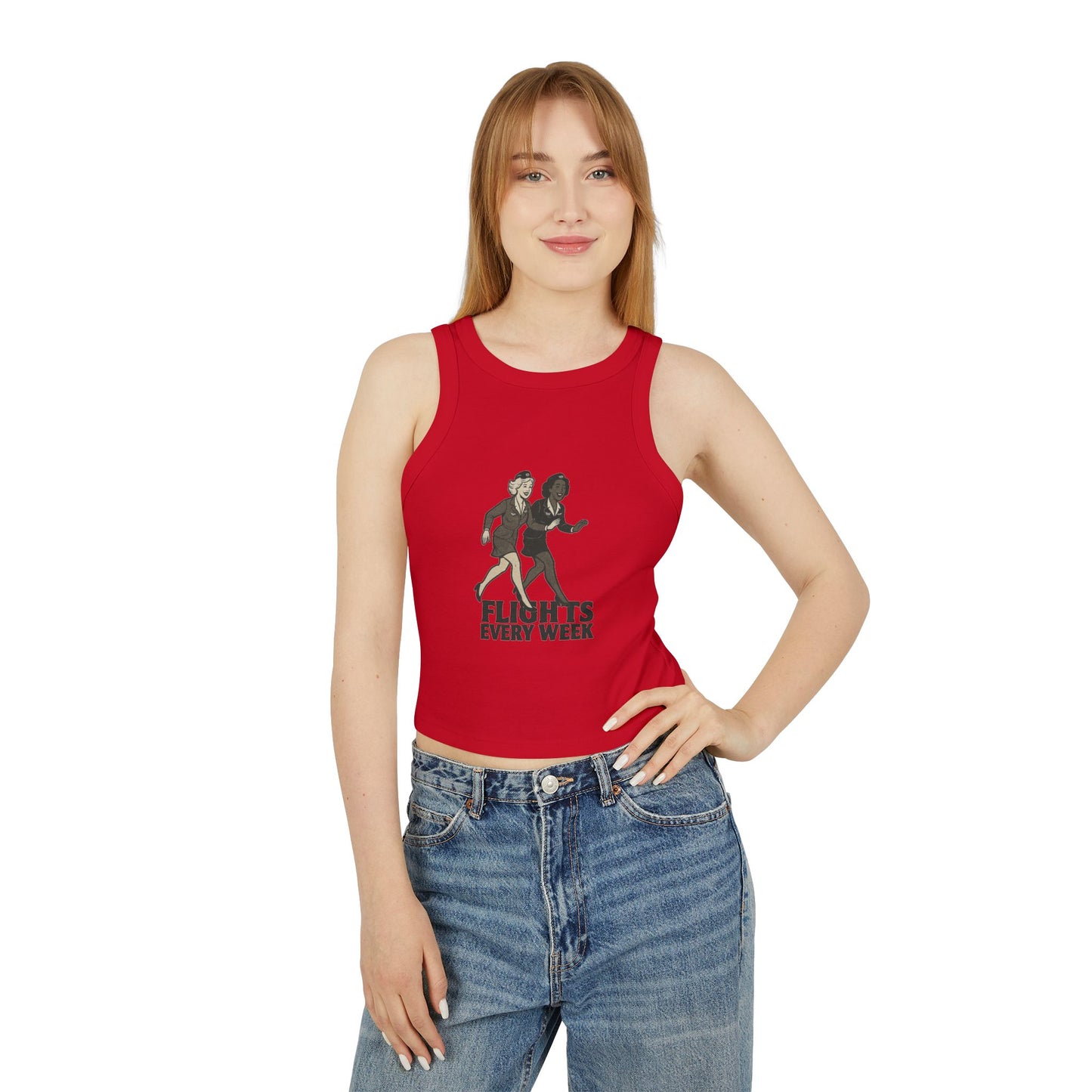 Flights Micro Rib Racer Tank Top