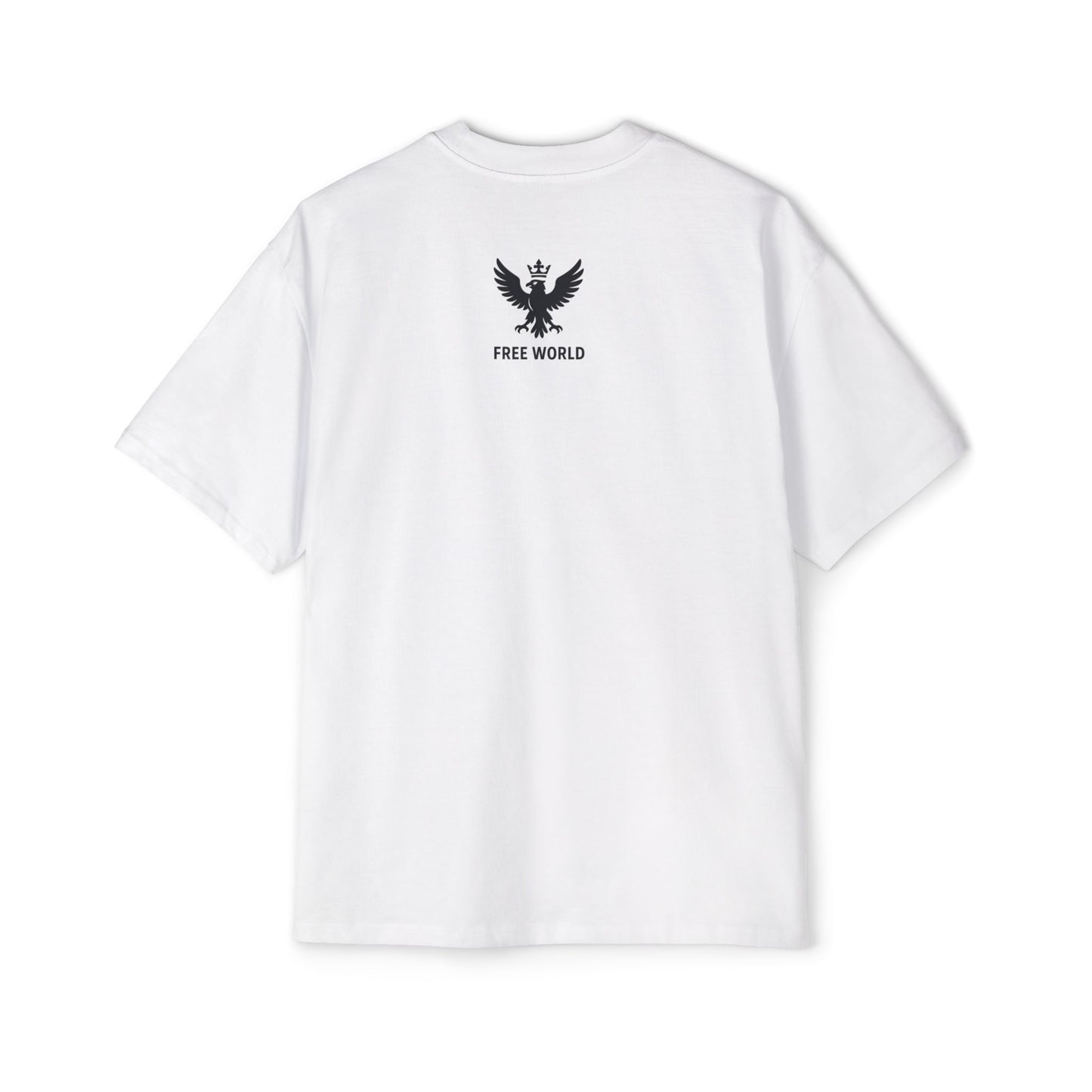 Flights Every Week – Oversized Globe Graphic T-Shirt (Heavyweight Cotton)