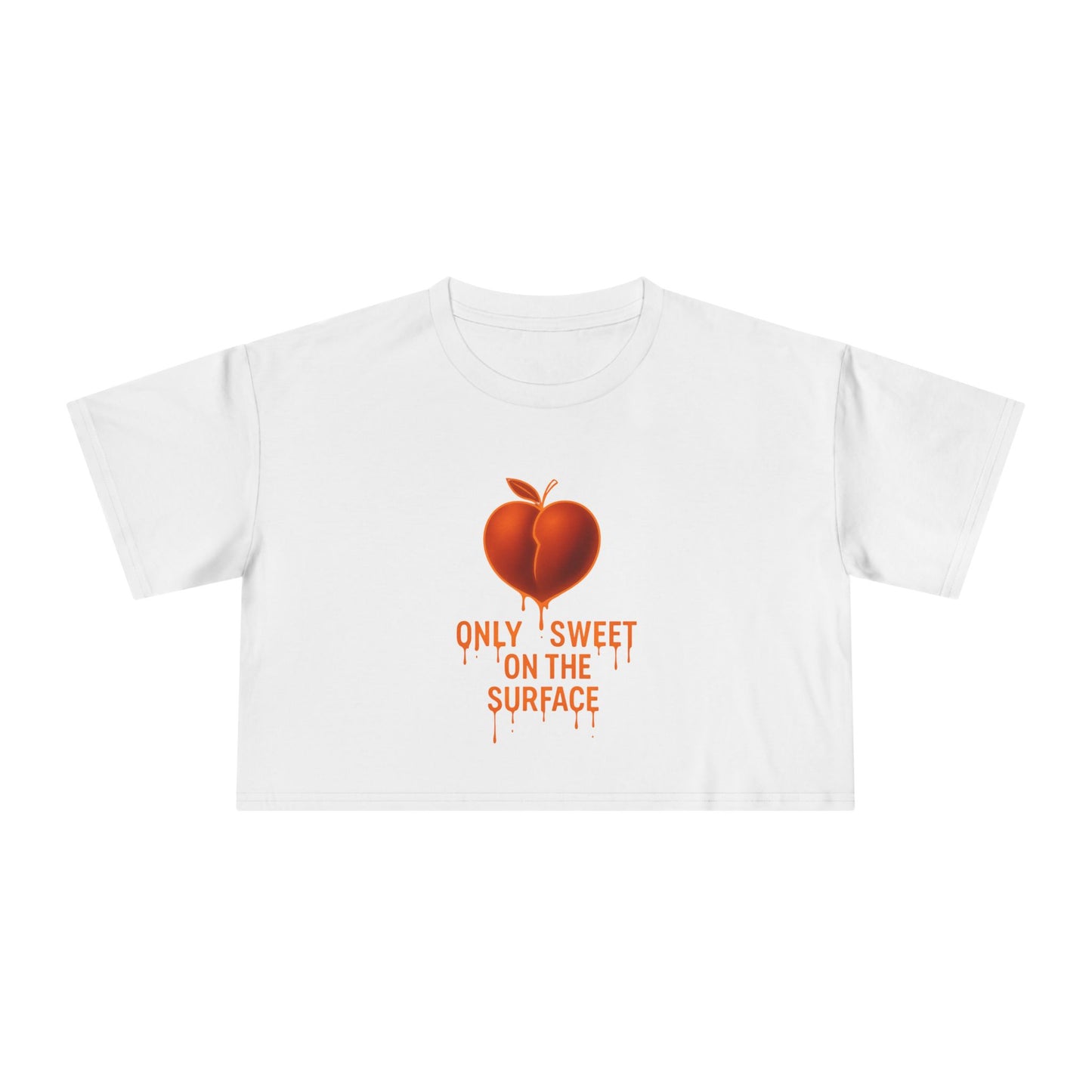 Heartbreaker Women's Crop Tee, Cute Summer Top, Trendy Graphic Shirt, Gift for Her, Valentine's Day Outfit