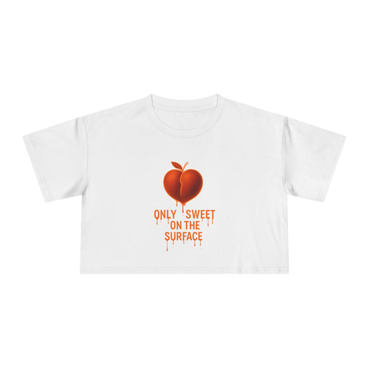 Heartbreaker Women's Crop Tee, Cute Summer Top, Trendy Graphic Shirt, Gift for Her, Valentine's Day Outfit