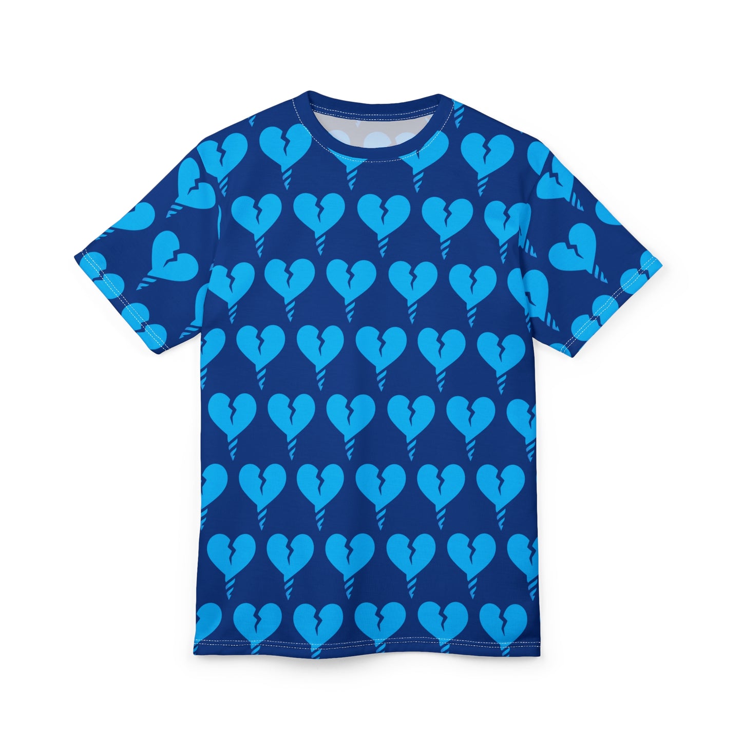 Blue Sexy Drill Print Tee