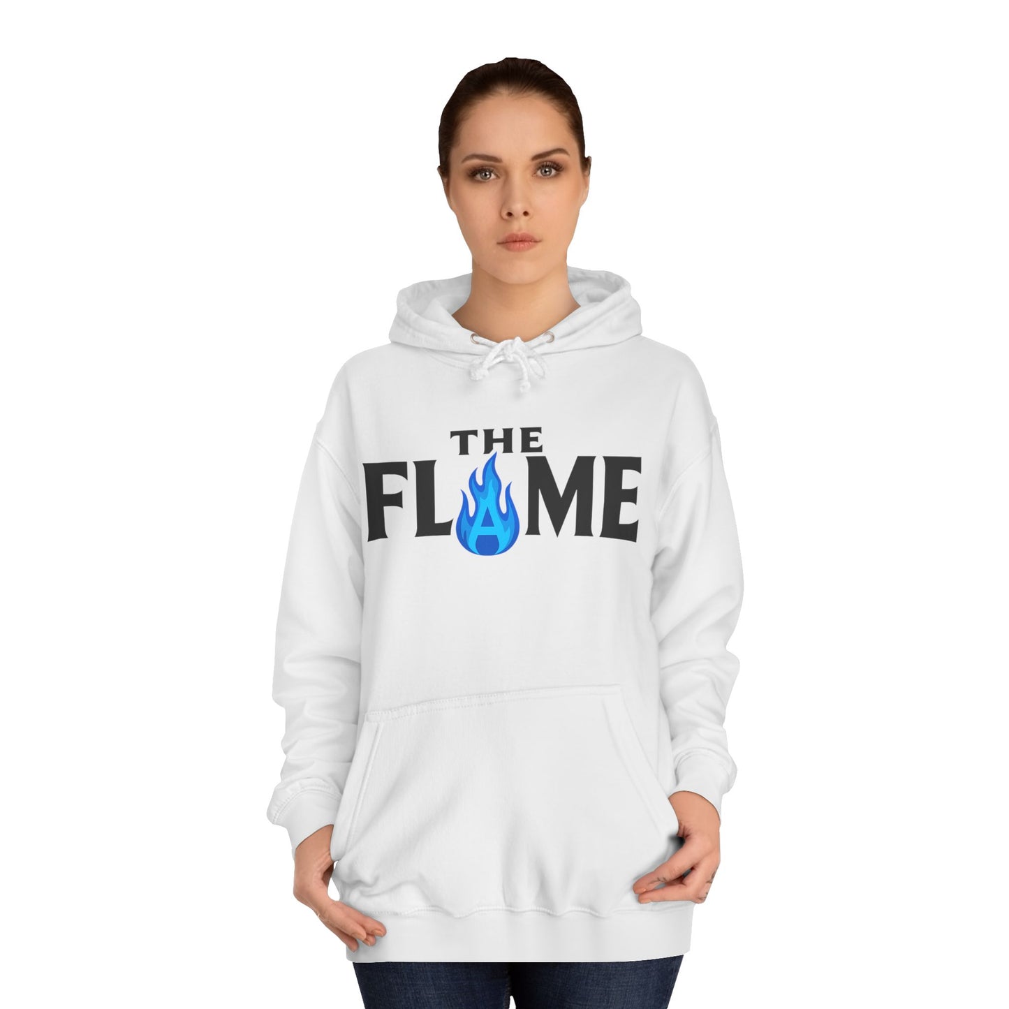 The Flame Unisex College Hoodie – Bold Color Collection