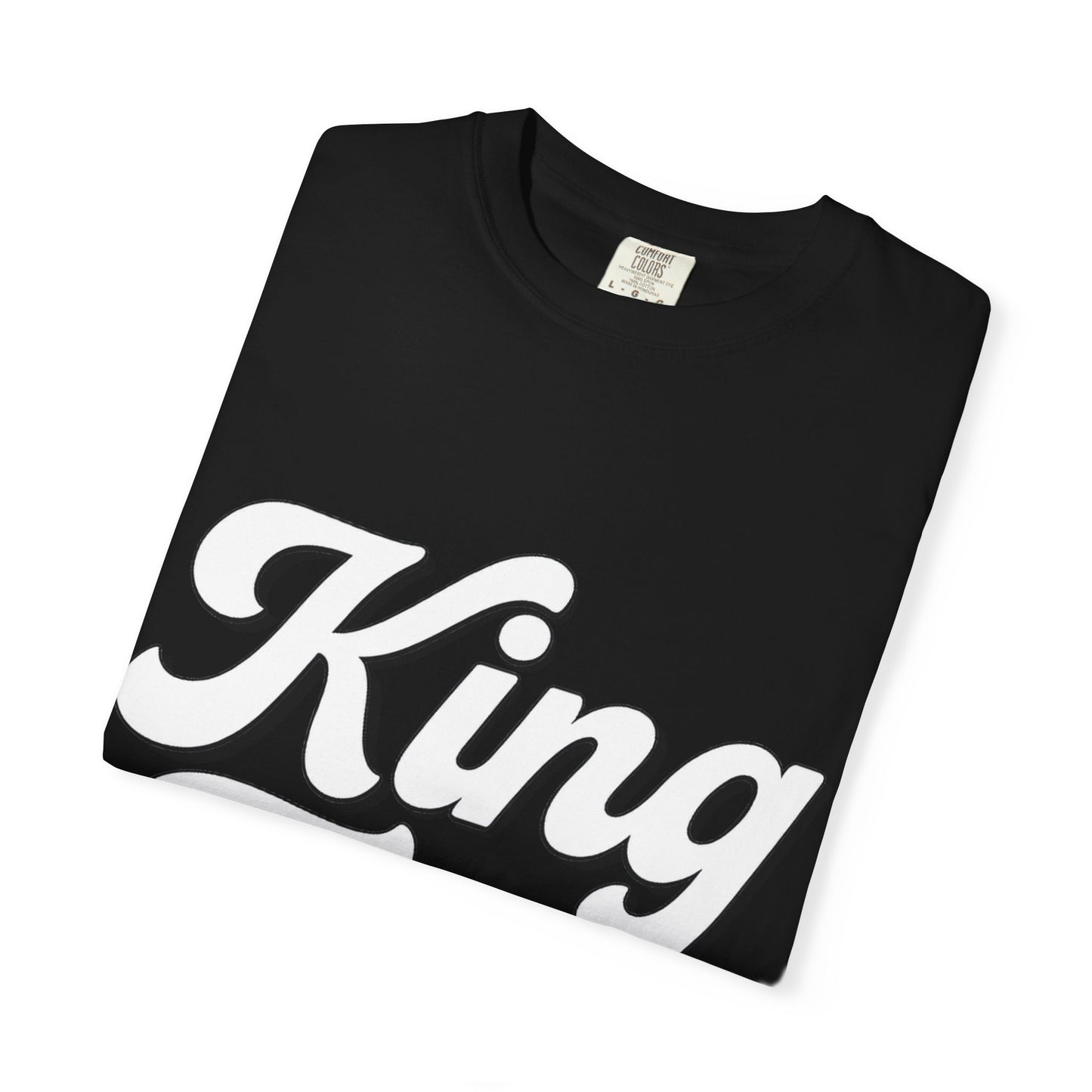 King Tony Script Logo T-Shirt – Unisex Streetwear Tee (White, Black, Mustard, Wine, Navy, Red)