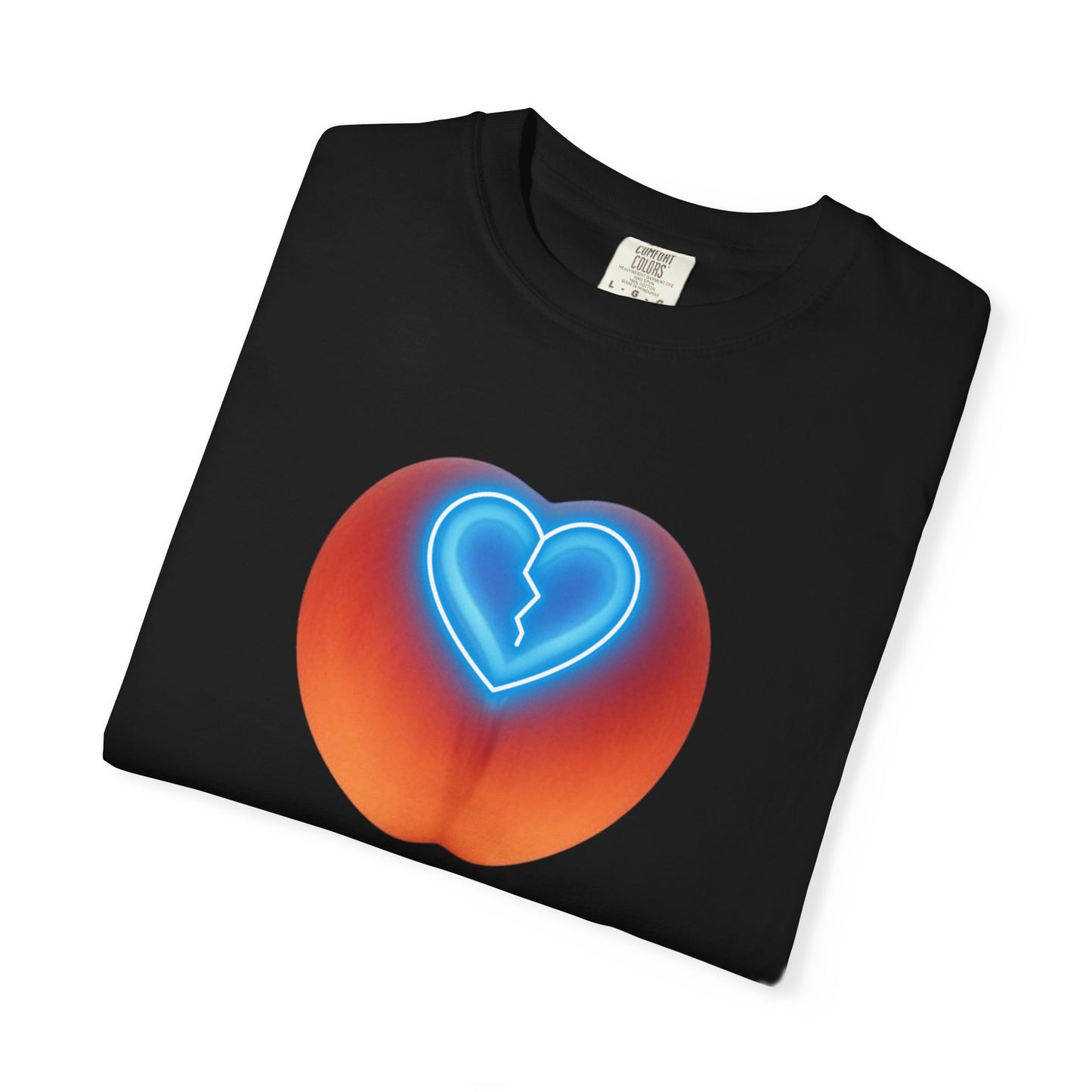 Heartbreak Peach Graphic Tee, Unisex T-shirt, Casual Wear, Gift for Him/Her, Fun Summer Outfit, Music Lover Apparel