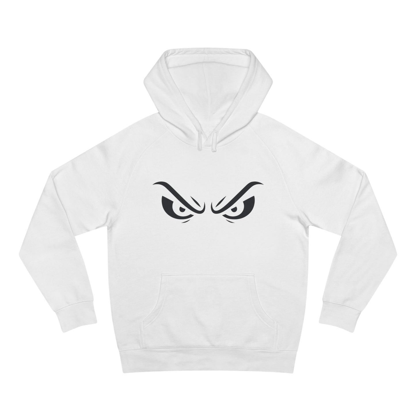 Menacing Eyes Classic Hoodie – Red, Black & White