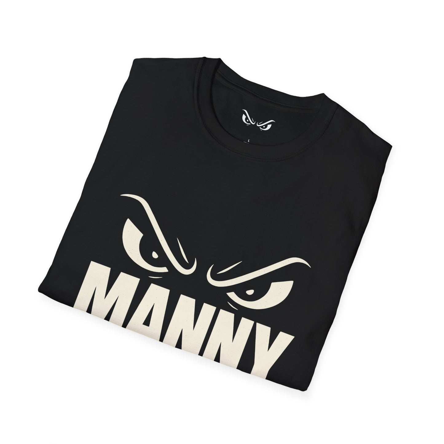 Manny Da Menace Tee – Official Menacing Eyes Edition (Black)