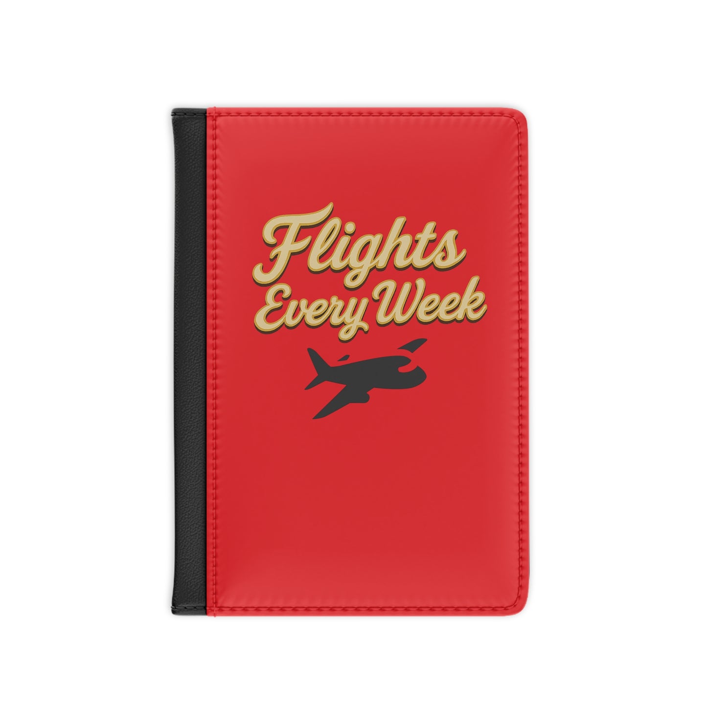 Travel Passport Cover - 'Flights Every Week' Travel Accessory, Frequent Flyer Gift, Personalized Luggage Organizer, Jetsetter [...]