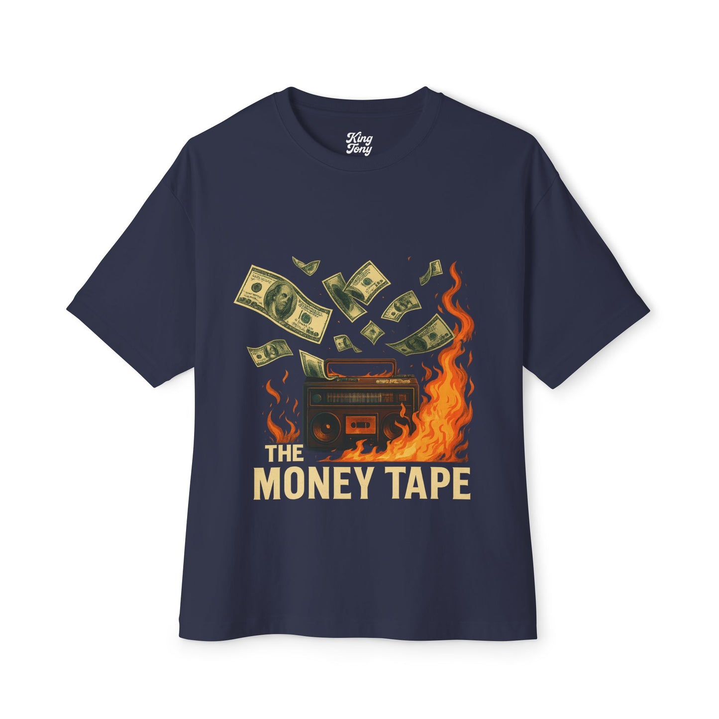 The Money Tape – Oversized Boxy Tee