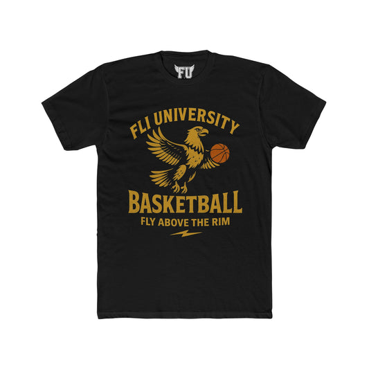 FLI University Basketball “Above the Rim” Tee – Black or Navy