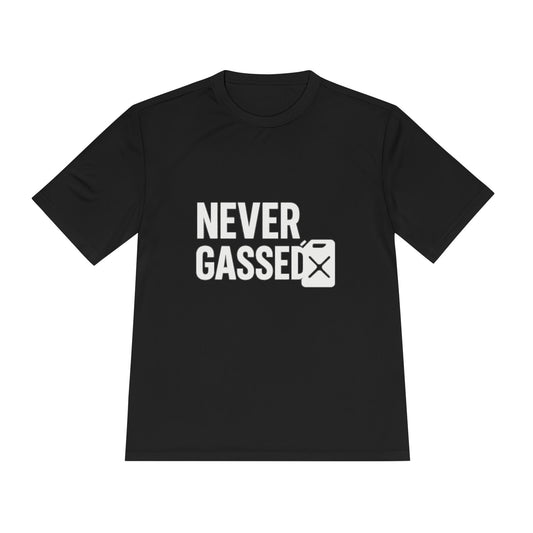 Never Gassed – Moisture-Wicking Performance