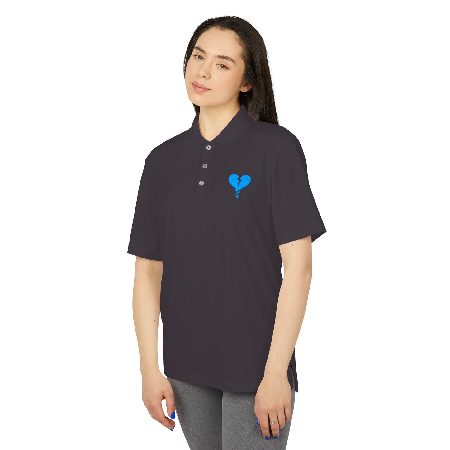 Adidas Unisex Heartbreak Sexy Drill Performance Polo
