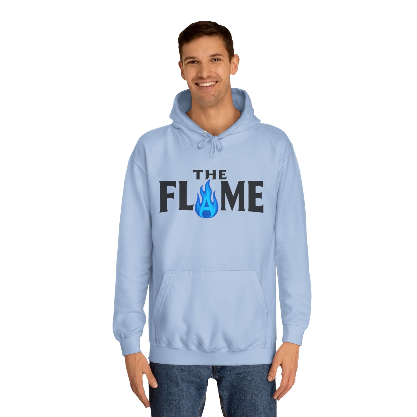 The Flame Unisex College Hoodie – Bold Color Collection