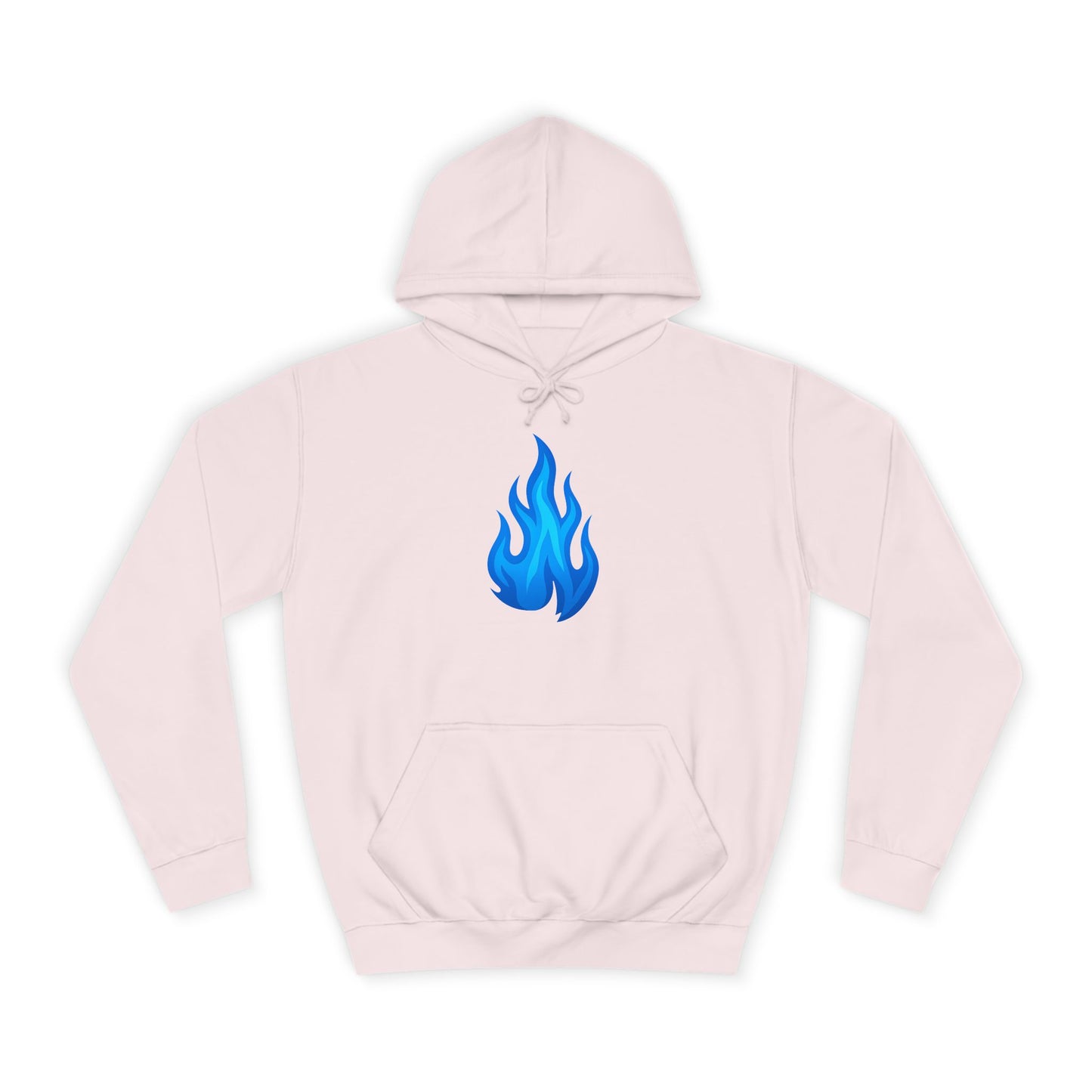 Blue Flame Emoji Hoodie – Bold Color Edition