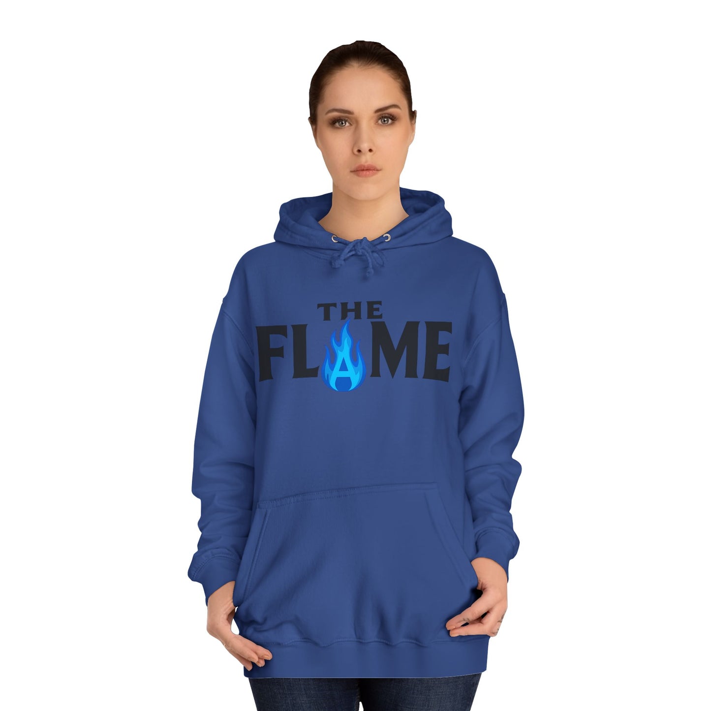 The Flame Unisex College Hoodie – Bold Color Collection