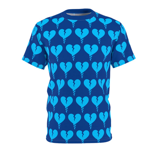 Blue Sexy Drill Print Tee