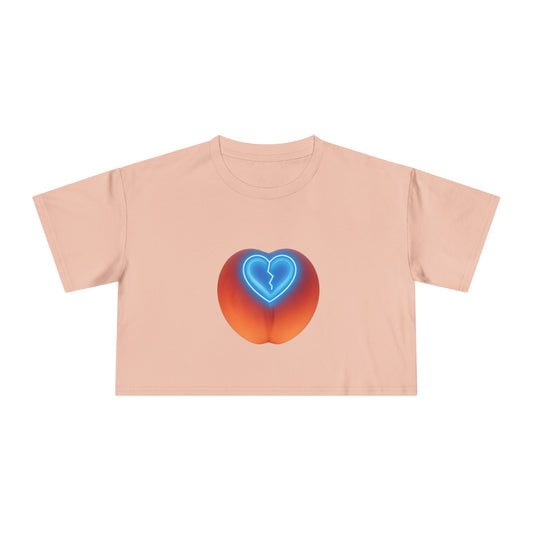 Heartbreaker Women's Crop Tee, Cute Summer Top, Trendy Graphic Shirt, Gift for Her, Valentine's Day Outfit