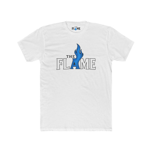 “The Flame” Unisex Cotton Tee | Flaming “A” Graphic Statement Shirt