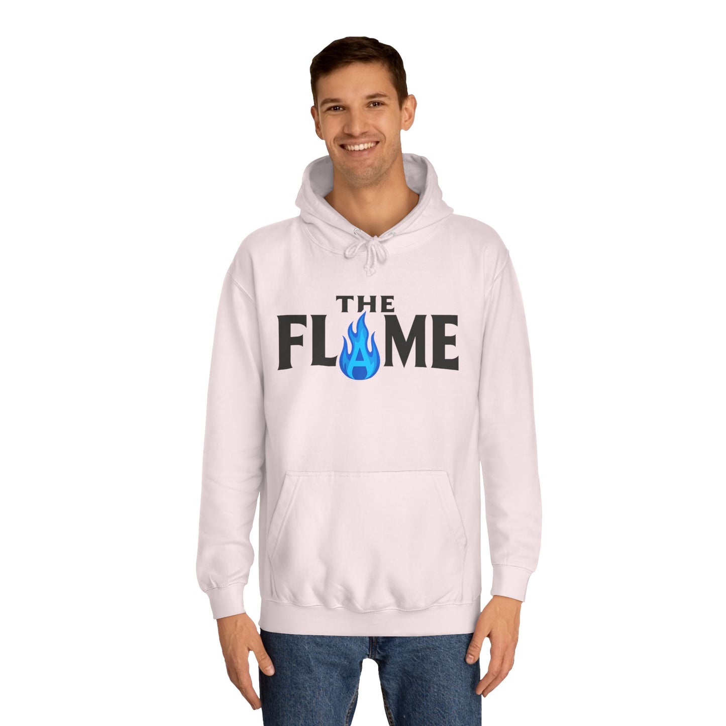 The Flame Unisex College Hoodie – Bold Color Collection