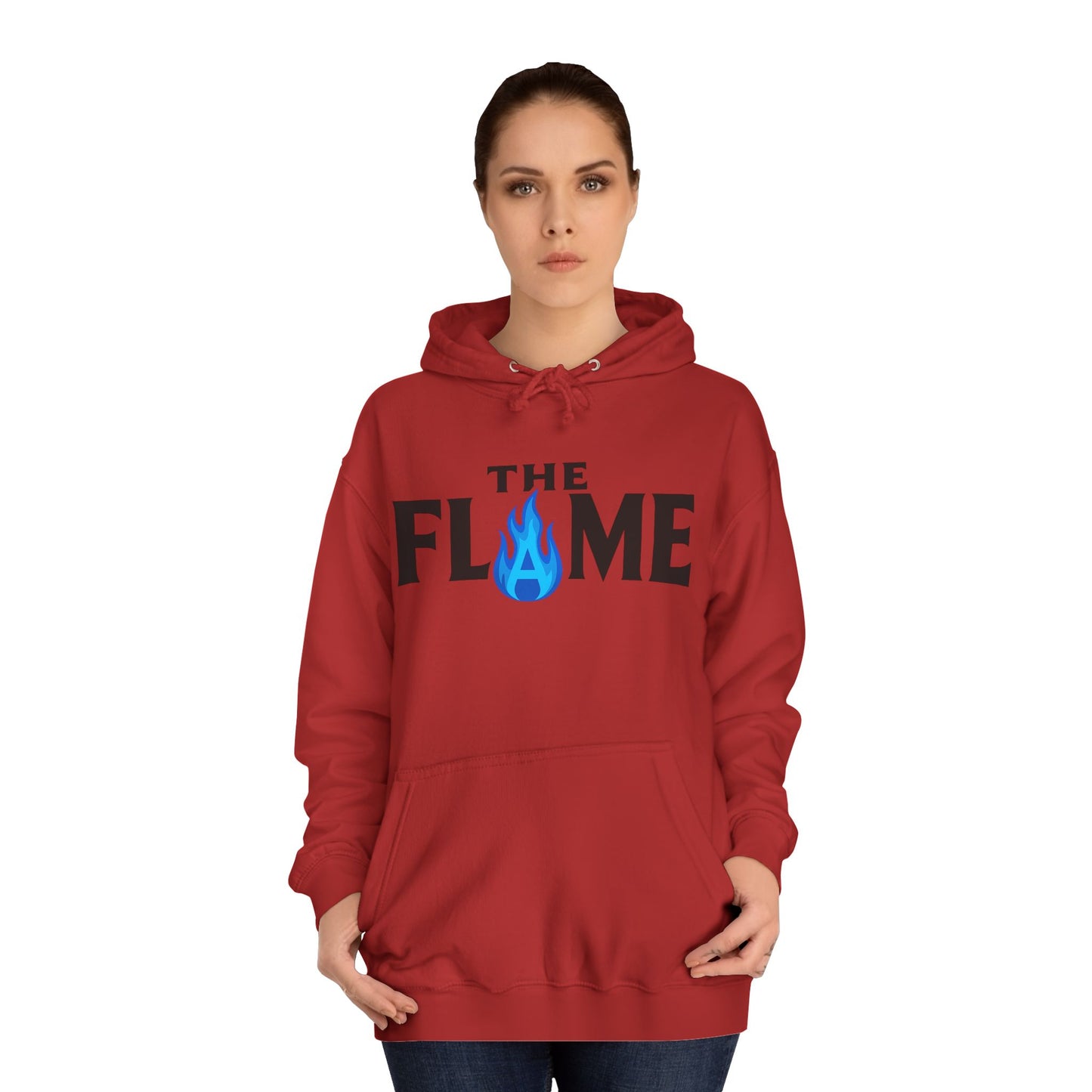The Flame Unisex College Hoodie – Bold Color Collection