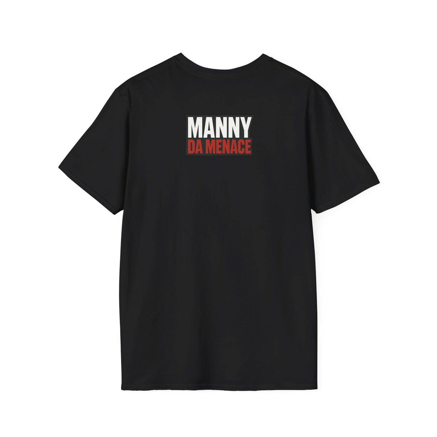 Red Menace - Manny Da Menace Outline Tee – #MENACEMODE Black Edition
